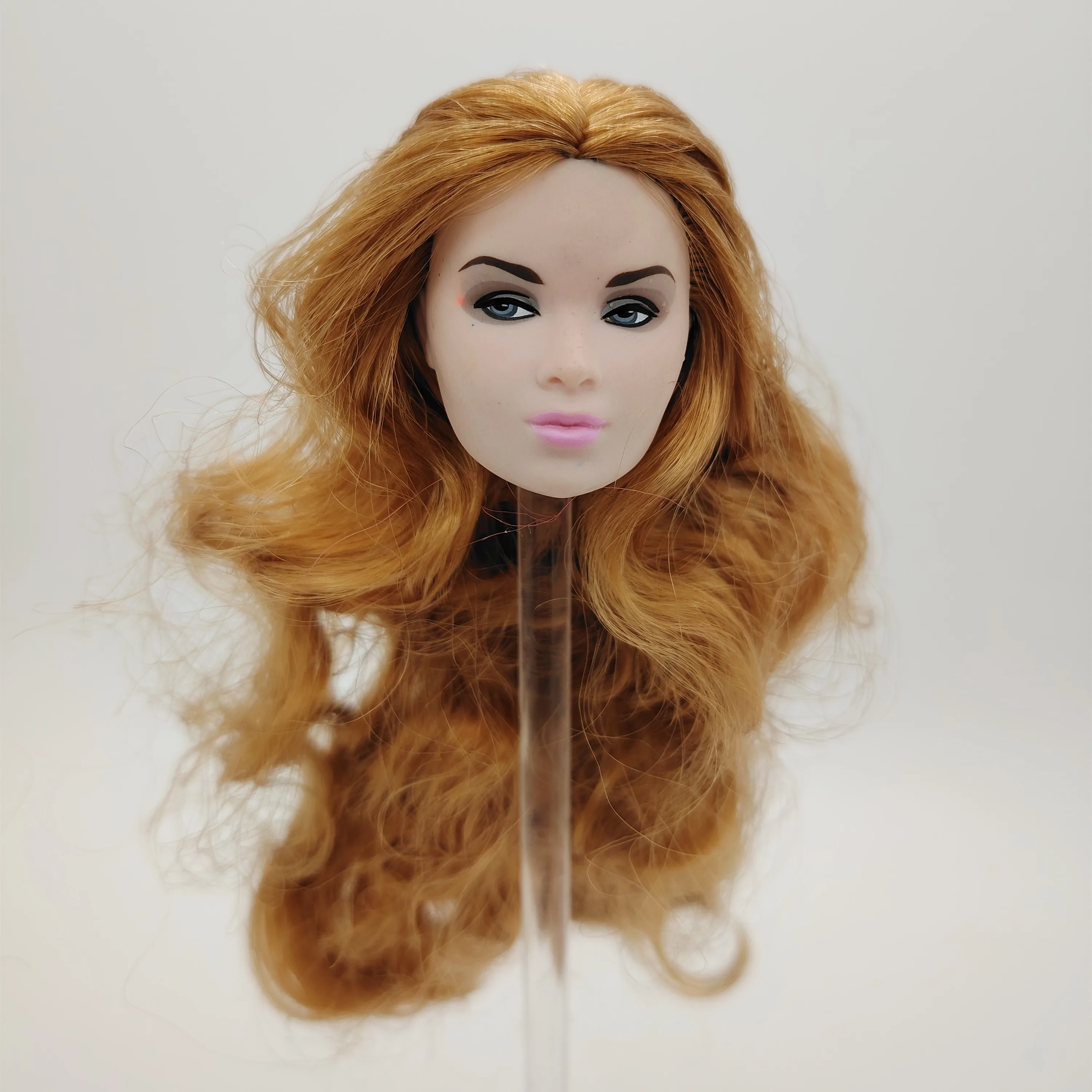 

Fashion Royalty Color Infusion Golden Hair Rerooted Fanxi Integrity Doll Head For Repaint OOAK