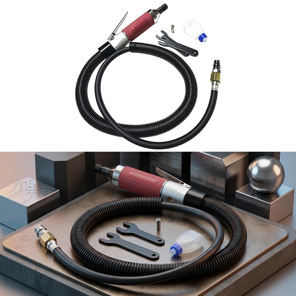 Sturdy Metal Pneumatic Die Grinder with Rubberized Grip for Vibration Reduction and Operator Fatigue Minimization