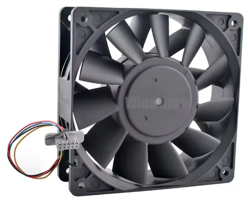 For Supercomputer Cabinet 120x120x38mm PFC1212DE 12cm Dual Ball Bearing High-Speed Cooling Fan DC12V 4.80A 5500rpm