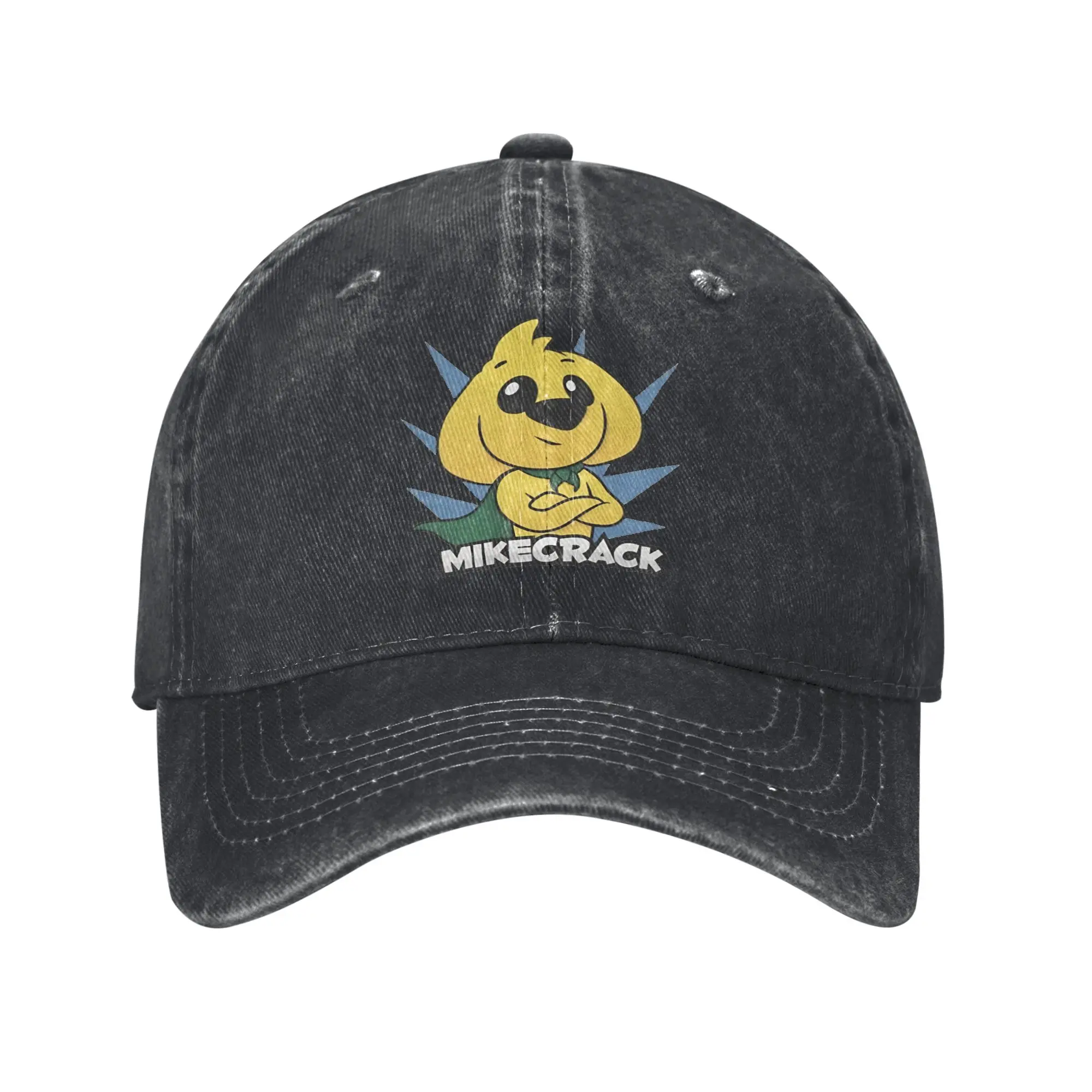 MIKECRACK gorra de béisbol con dibujos animados para hombre y mujer, gorros estampados de Hip Hop, ropa de calle de verano, gorras de béisbol con protección solar para senderismo y pesca