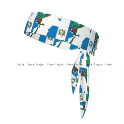 Head Tie Bandana Flag Map And Quetzal Bird Of Guatemala Head Scarf Wrap Outdoor Sports Sweatband