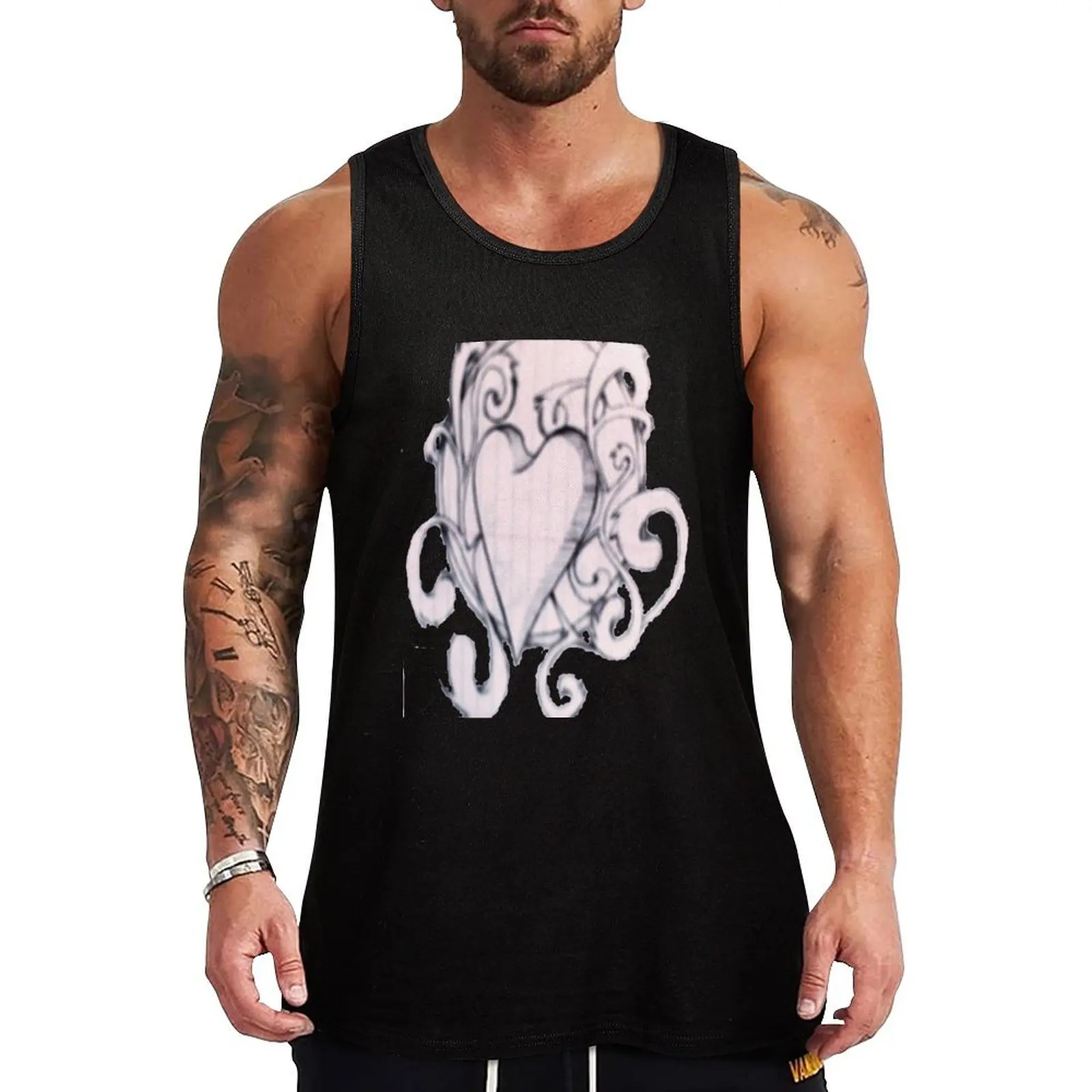 paper love Tank Top Minimal Print Tank Top Simple Graphic Sleeveless