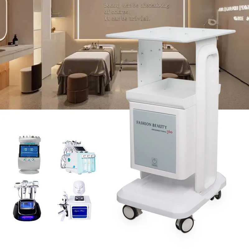 Carrito de peluquería portátil para salones de belleza y Spas, mueble rodante para barbería, salón de belleza