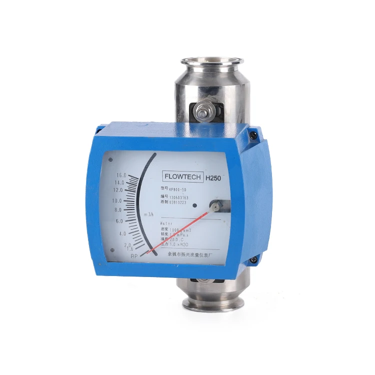 

KF800 FlowTech KIO high precision chemical industry metallic rotameter variable-area metallurgy petroleum liquid flowmeter