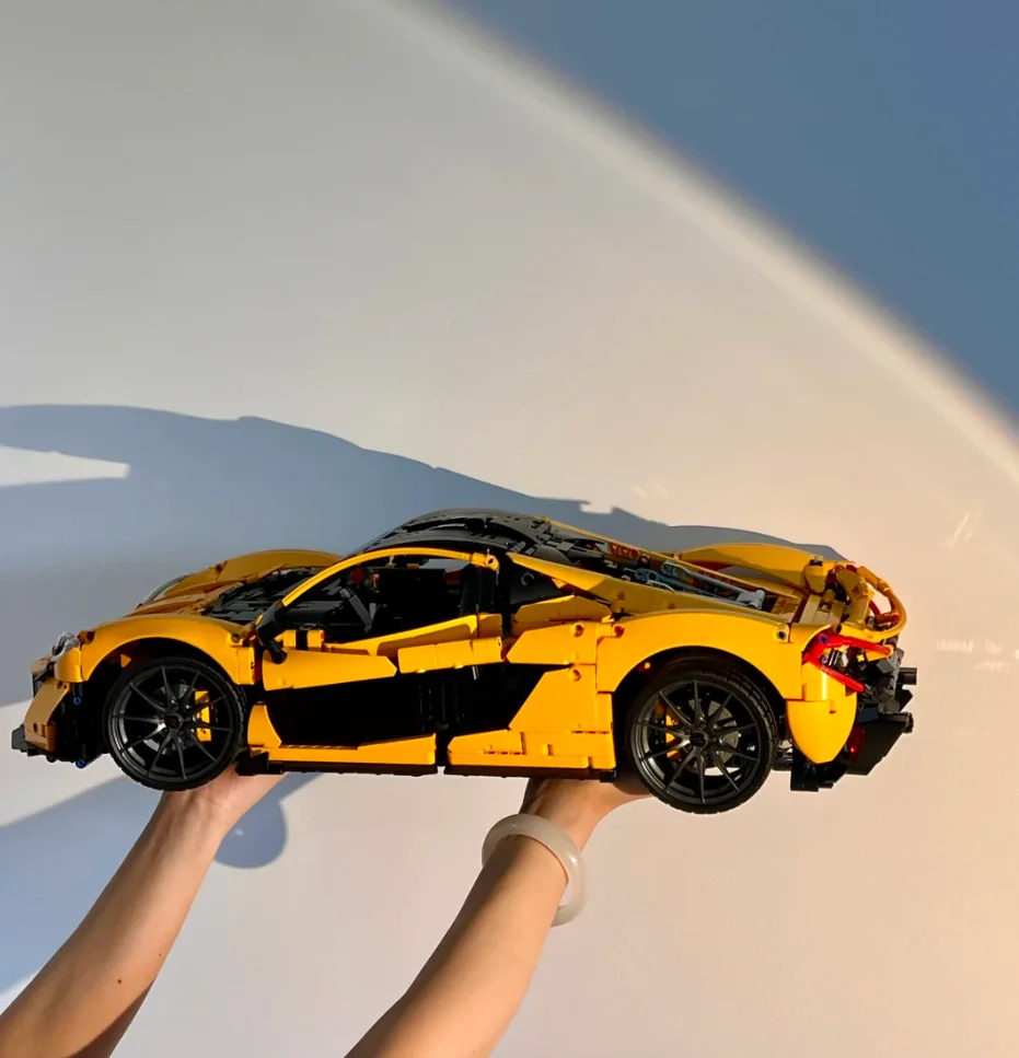 3893 Uds. Bloques de construcción técnicos MOC McLaren P1 modelo Compatible con 42172 coche deportivo de juguete para adultos regalo de Navidad para niños