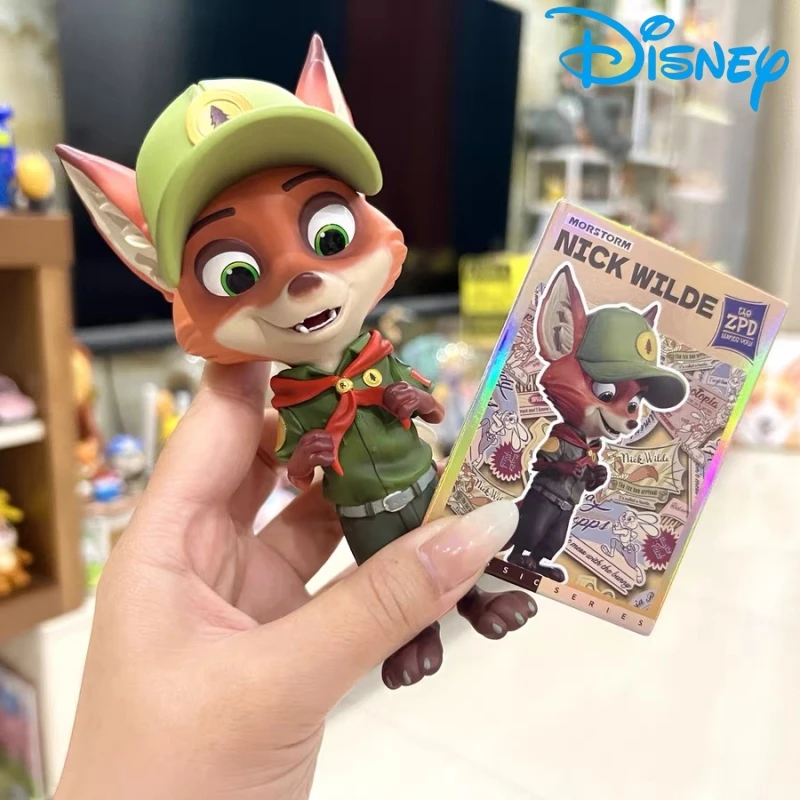 

Красный шарф Disney Zootopia, Ник, модная Коллекция игр ручной работы, настольное украшение, подарок на день рождения, статуя из мультфильма Gk, аниме