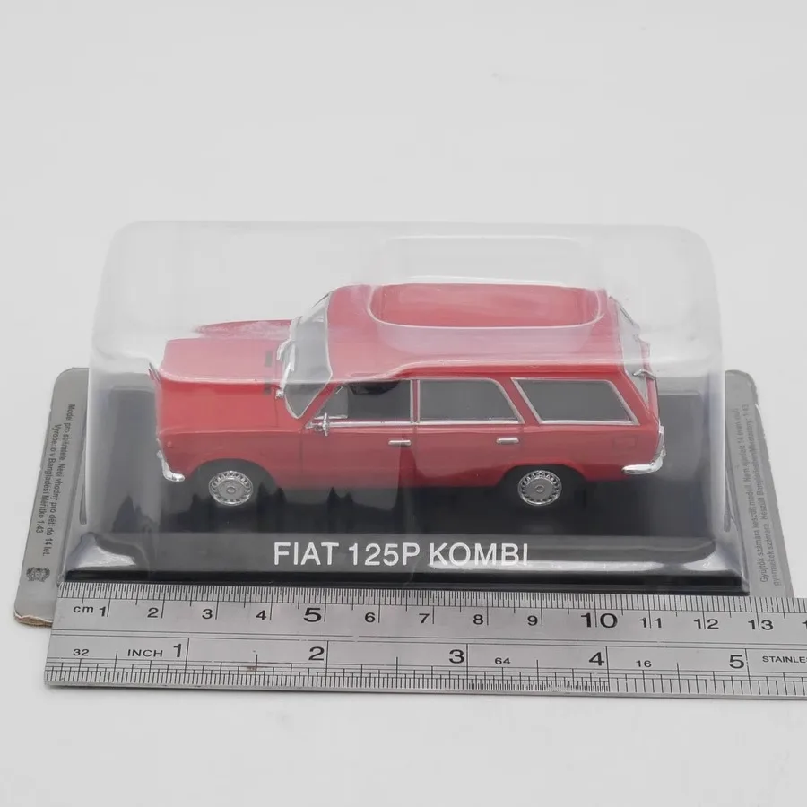 Ixo escala 1:43 Fiat 125P Kombi liga modelo de carro coleção brinquedo ornamentos