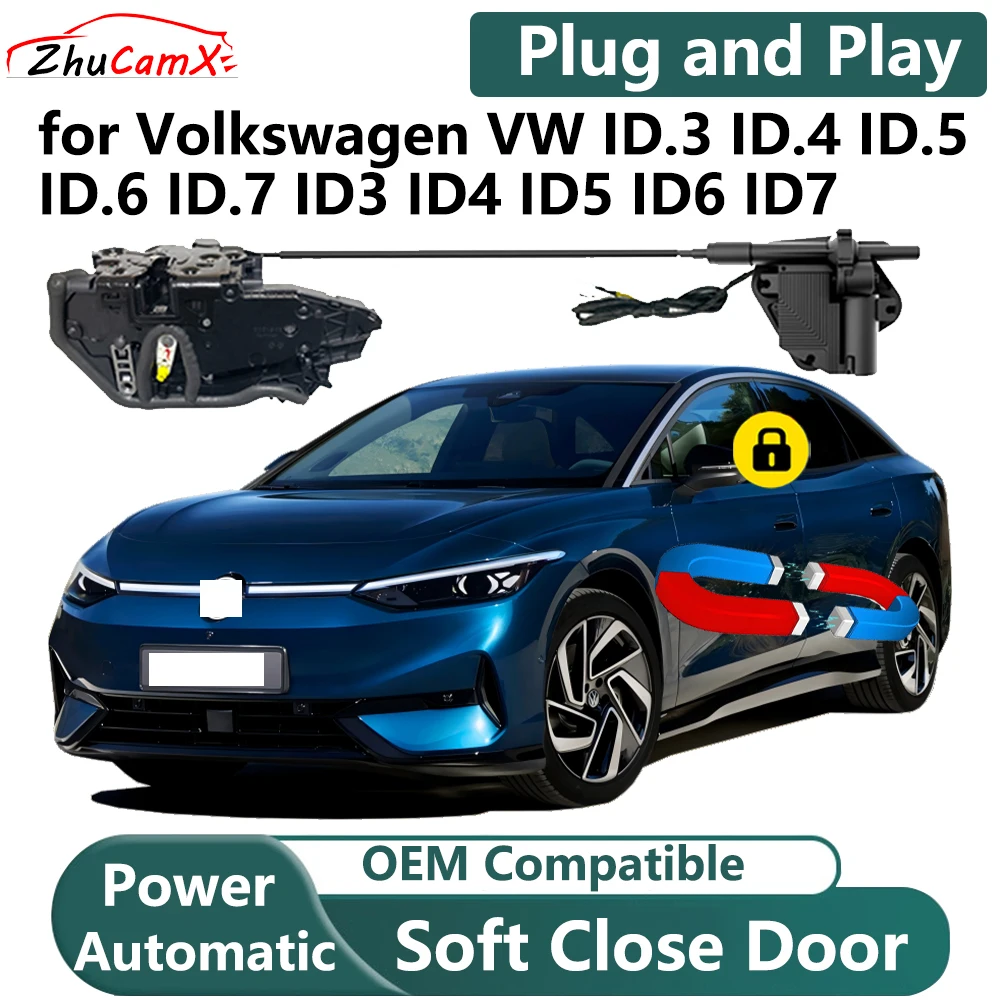 

for Volkswagen VW ID.3 ID.4 ID.5 ID.6 ID.7 ID3 ID4 ID5 ID6 ID7 Car Electric Soft Close Door System Power Closing Door Latch Lock