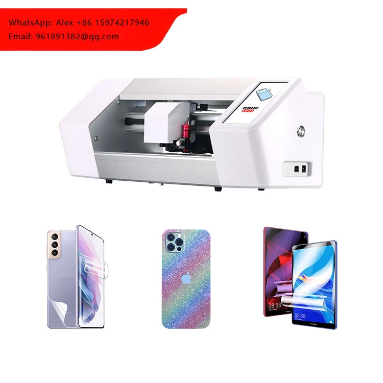 

Mobile Phone Tablet Laptop Back Sticker Film Cutter Machine Screen Protector TPU Film Cutting Machine Cutting Plotter