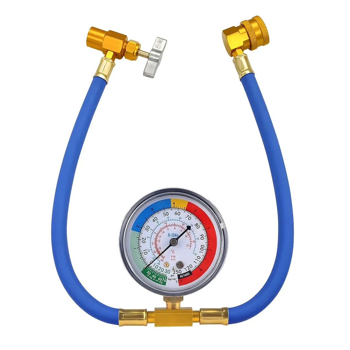 

Car Air Conditioning R134A Refrigerant Refill Pipe with Pressure Gauge Measuring Kit Reparing Tool AC Recharge Hose Kit