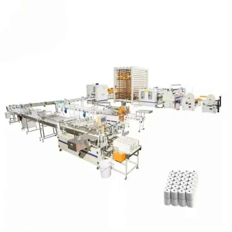 YG Automatic Maxi Roll Lamination Industrial Roll Toilet Tissue Paper Making Production Line on Sale