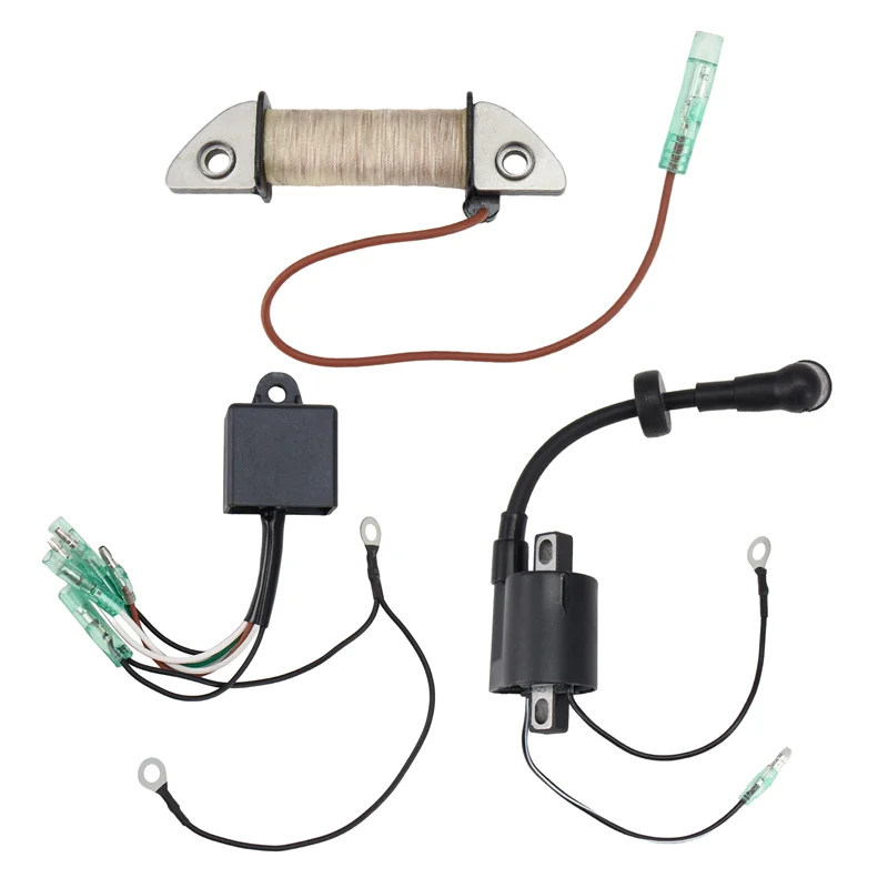 

High Voltage Outboard Ignition Package Charging Coil Set 6E0-85570-00 6L5-85540-M0-00 6E0-85520-70 For 2 Stroke