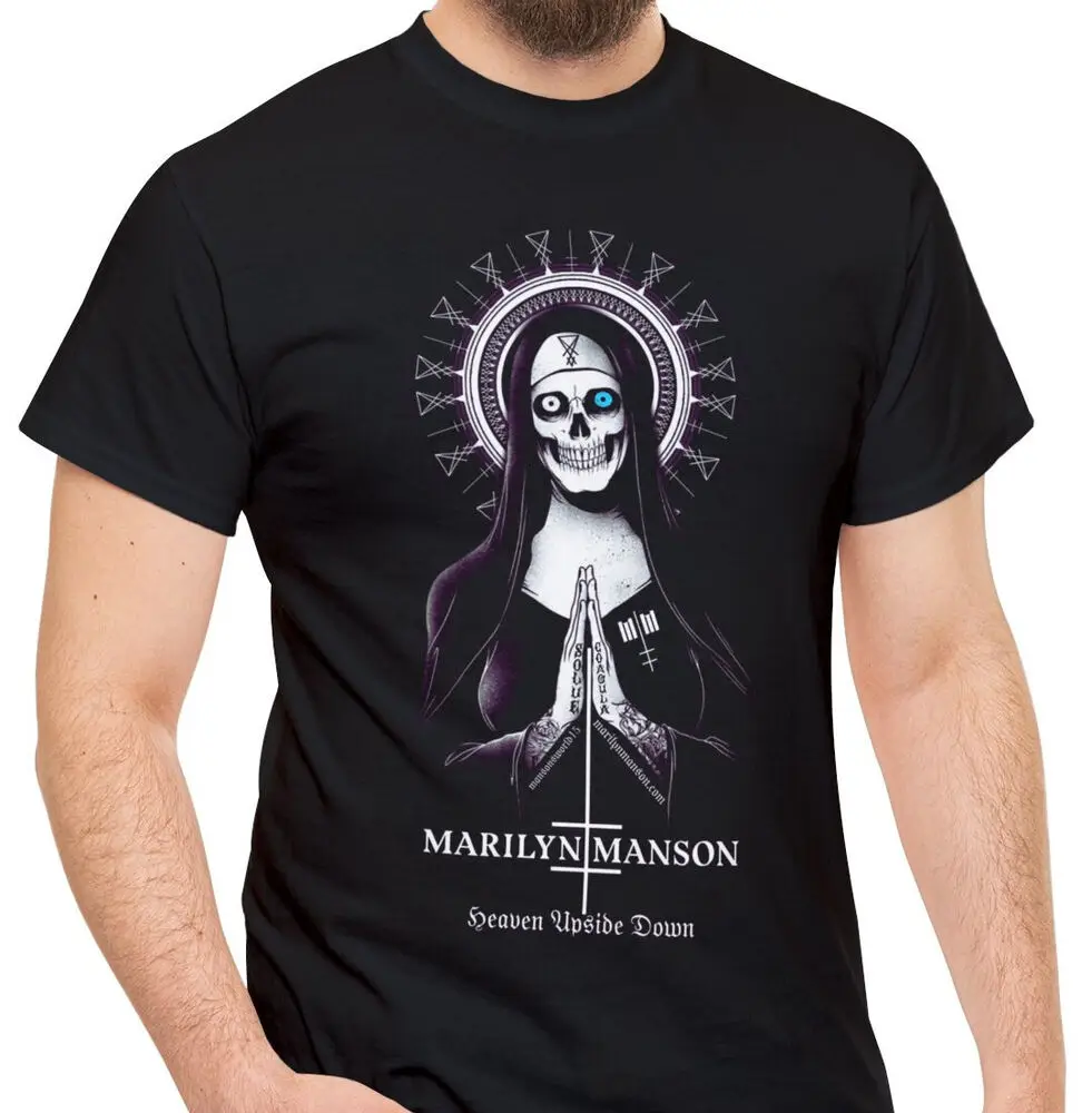 

Marilyn Manson Artist Musician Fan Men Son Dad Boyfriend T Shirt Tee For Man Woman Short Summer Tees Casual Cotton