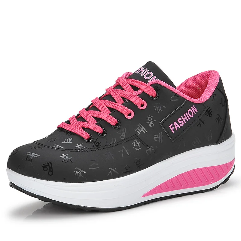 Women's Casual Vulcanized Platform Shoes - close-up view
