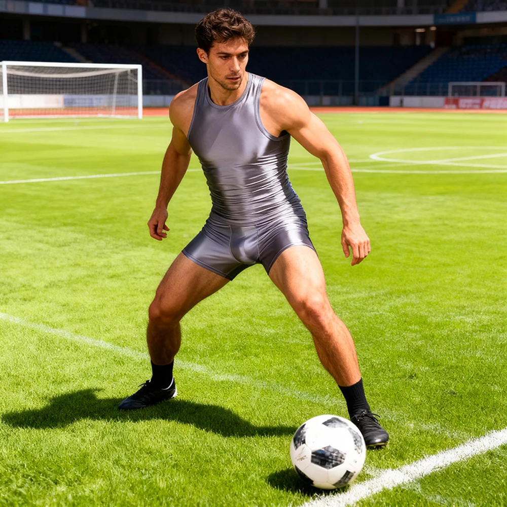 الرجال حريري لامع لامعة رياضية عادية رياضة الجري رقيقة السلس أكتيفيوير مجموعات تنفس التجفيف السريع تانك القمم السراويل مجموعات #3