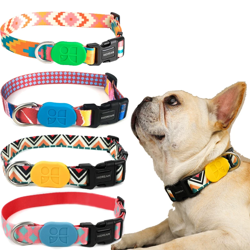 

Adjustable Dog Collar Strap 300D High-density Polyester Material Durable Tape Dog Collar Detachable Training Collar