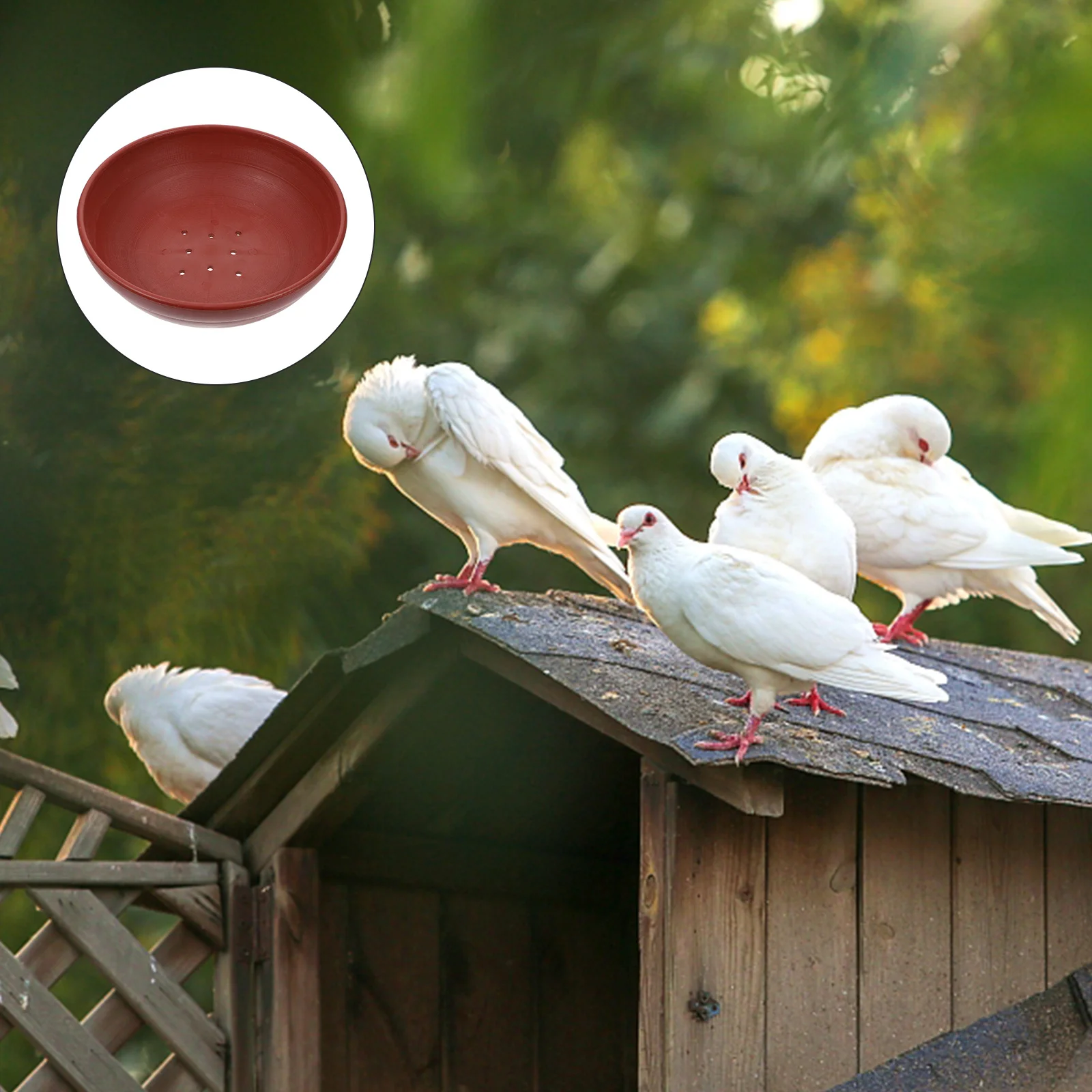 

2pcs Plastic Breathable Bird For Quail Breeding Household Quail Nest Multi-Function Household Nest Pigeon Supply