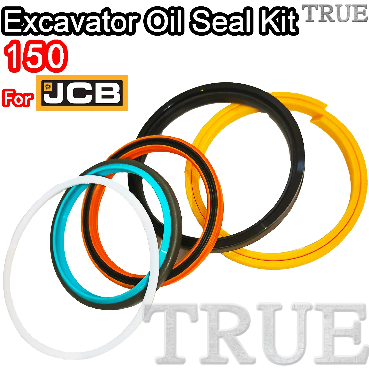 

For 150 JCB Oil Seal Excavator Repair Kit Engine O-ring Cylinder BOOM ARM Bucket Hydraulic Pump Digger Clamshell Shovel Adjust