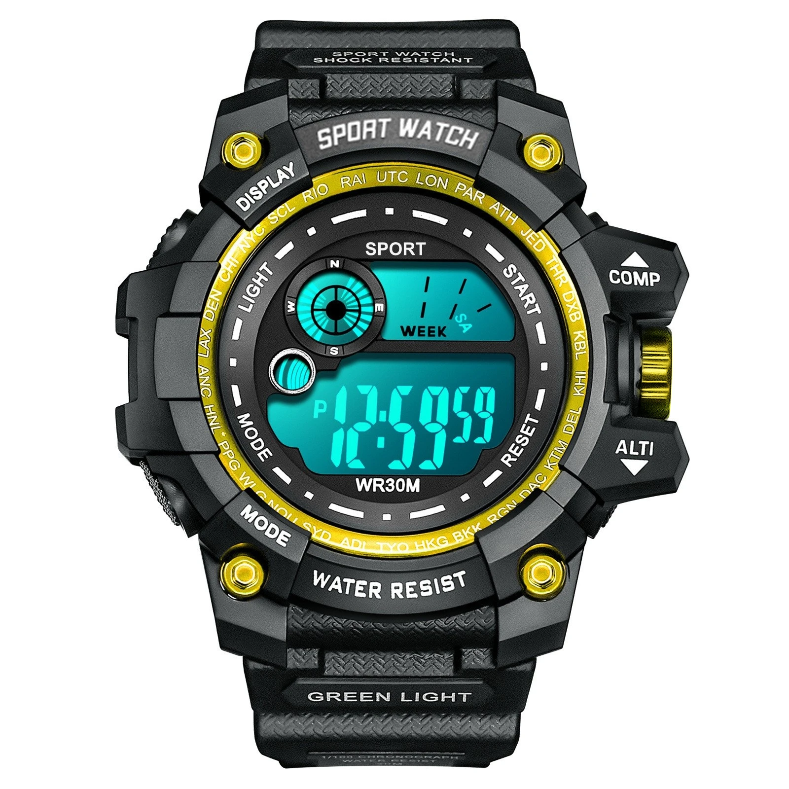 นาฬิกาเด็กดิจิตอลนาฬิกาข้อมือกีฬานาฬิกาผู้หญิงผู้ชาย Unisex นาฬิกาอิเล็กทรอนิกส์แฟชั่นนาฬิกาข้อมือเด็กผู้หญิงของขวัญ Montre Homme