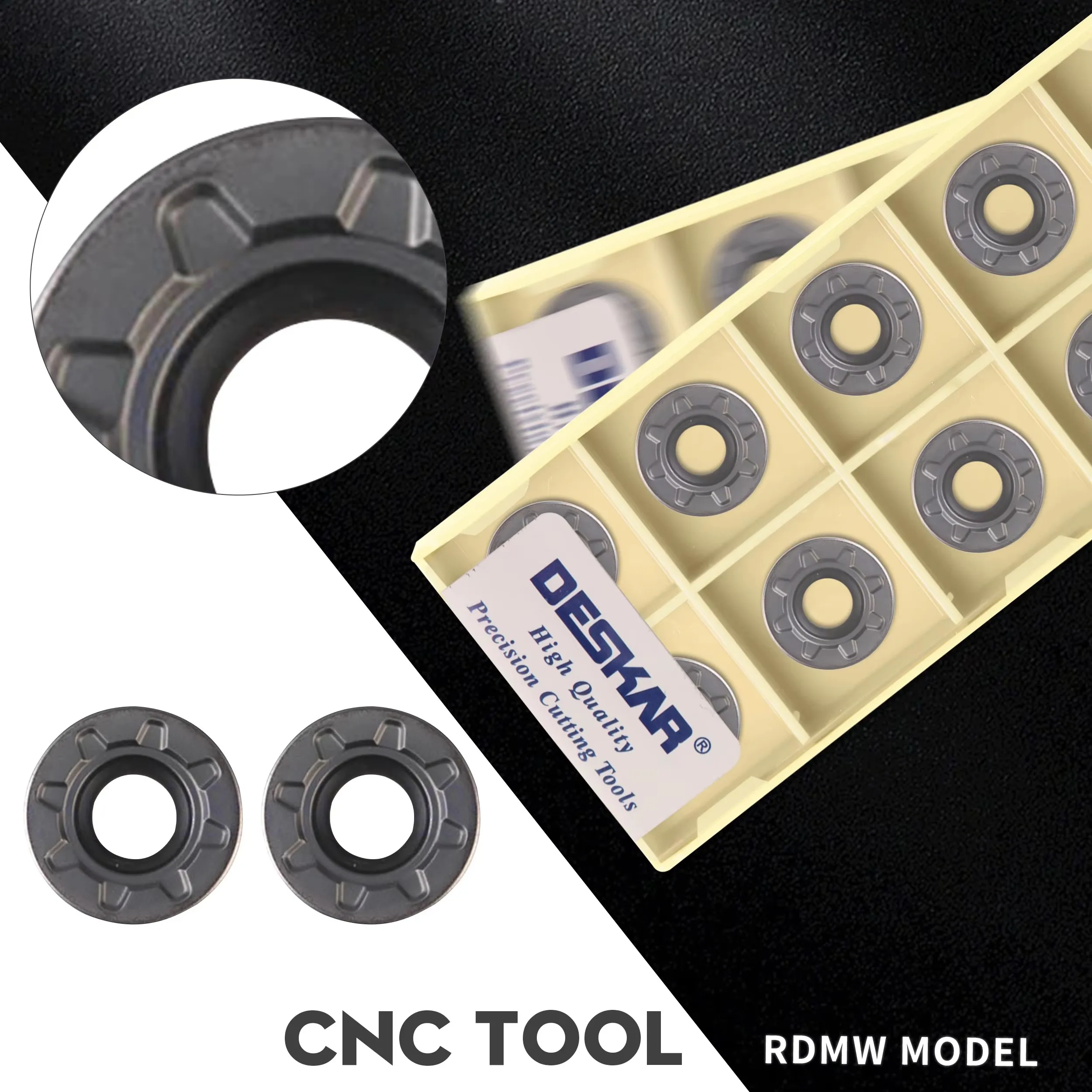 

RDMW1204MOT-PM LF6018 RDMW1605MOT-PM LF6018 CNC Lathe Rotundity Milling Cutter Blade Turning Tool For Processing Stainless Steel