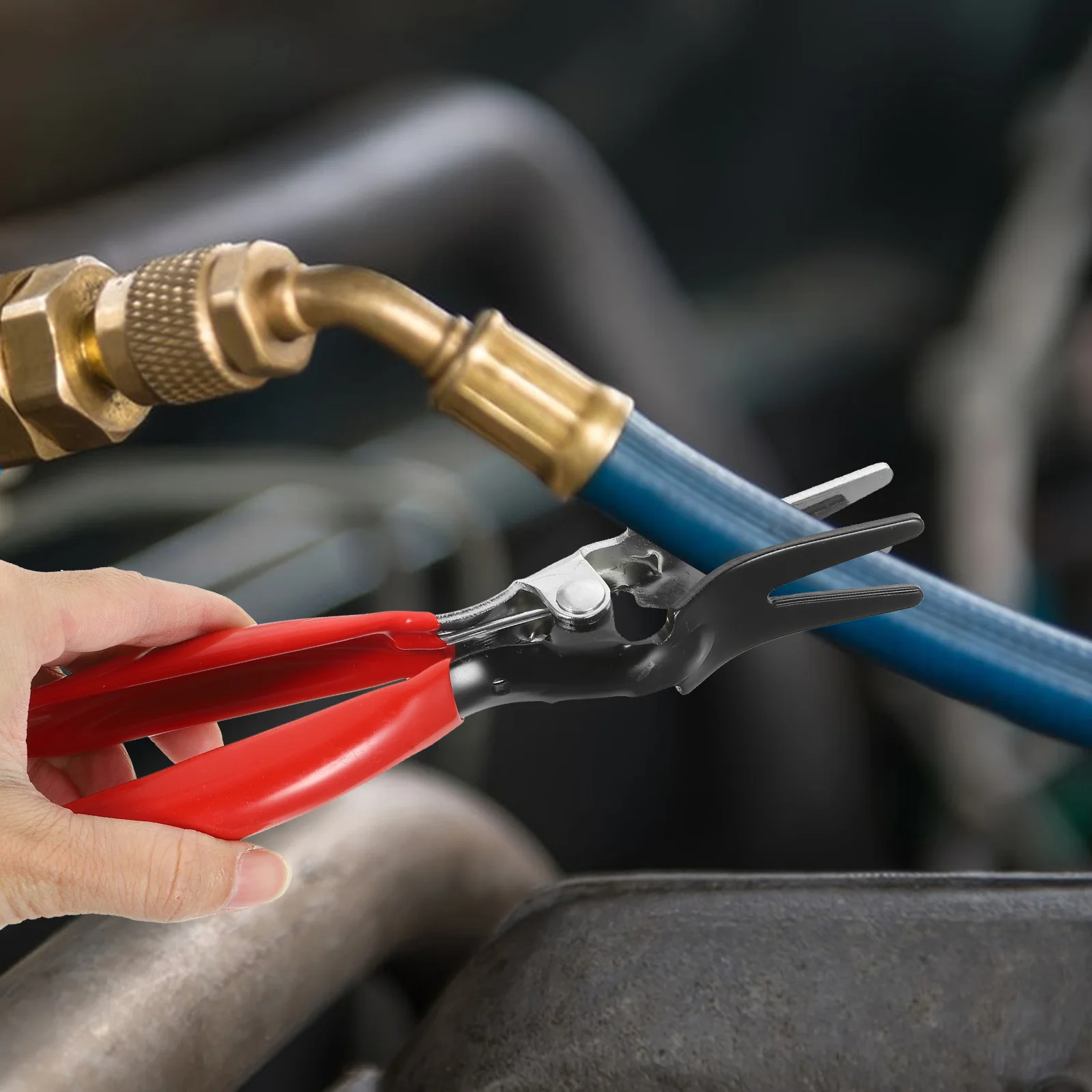 Vacuum Line Hose Remover Hose Removal Pliers Separator Pliers Sturdy 45 Steel Fuel Line Clamp Automotive Repair Tools