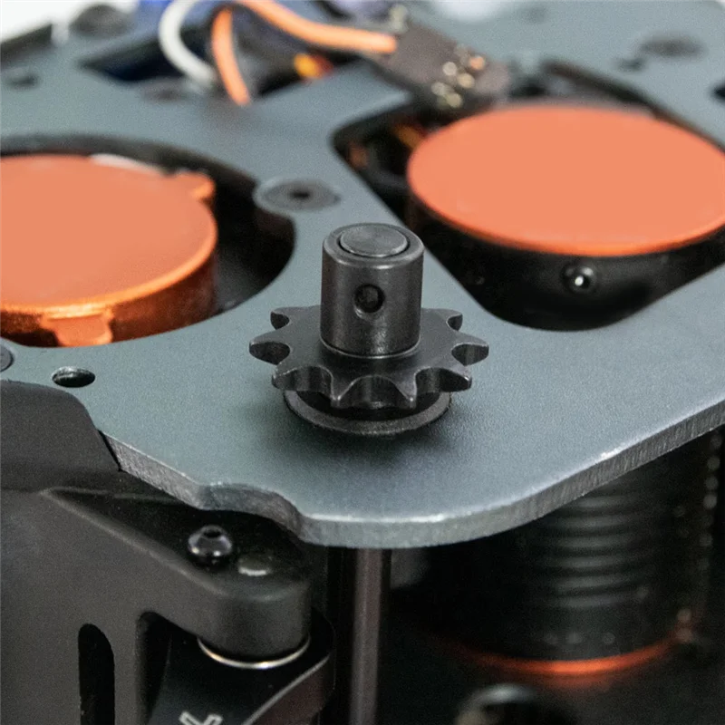 AS96-Für LOSI 1/4 Promoto-MX Motorrad Stahl Vorne Kettenrad 10T Getriebe Upgrade Teile Modifikation Zubehör