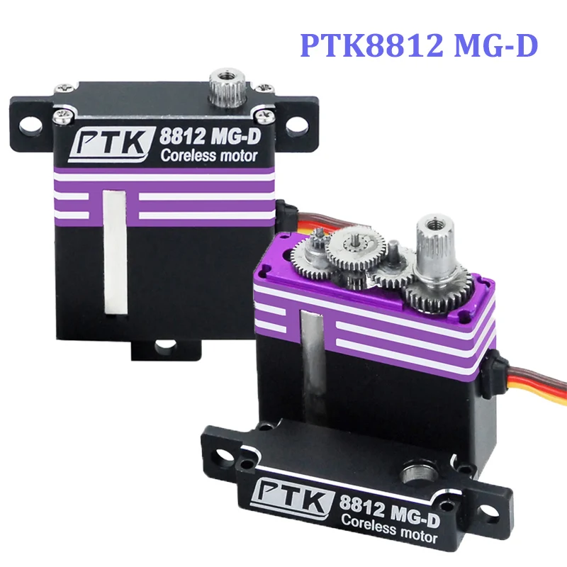 

High Torque PTK8812 MG-D Coreless Digital Servo Motor Metal Gear Servos DIY Parts for Glider Fixed Wing RC Model Airplane Plane