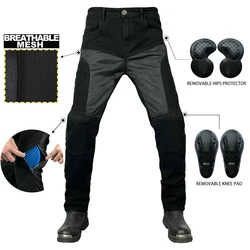 2024 PK719 Upgrade Model New Motorcycle Summer Riding Pants With Breathable Net Knight CECertification Equipment Anti-fall Jeans