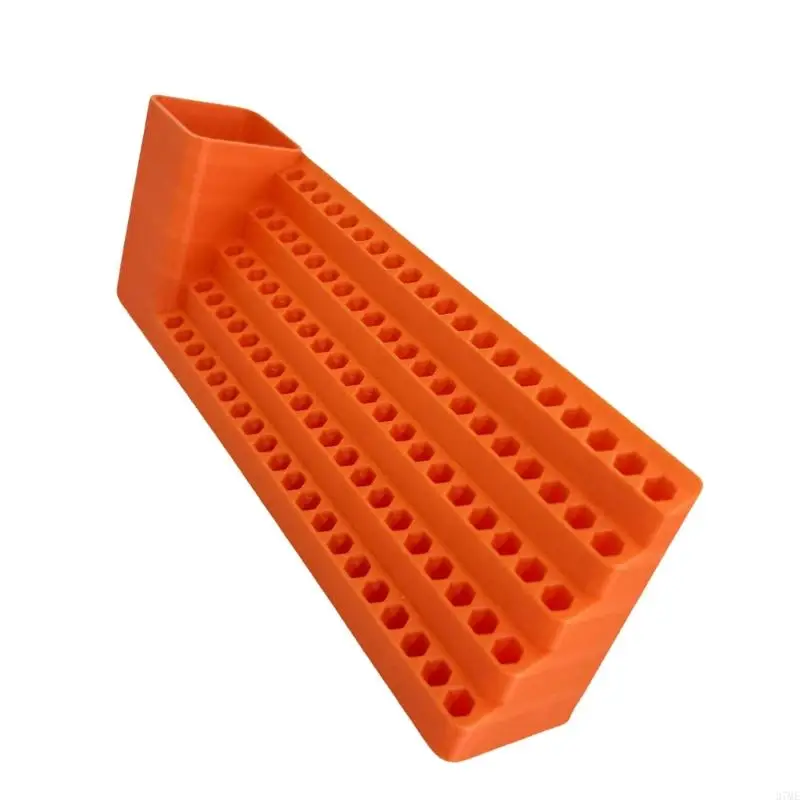 37ME Pegboard Chave de fenda Bit Caixa de ferramentas com 20 25 50 10 slots Caixa de armazenamento de plástico para DIY profissional