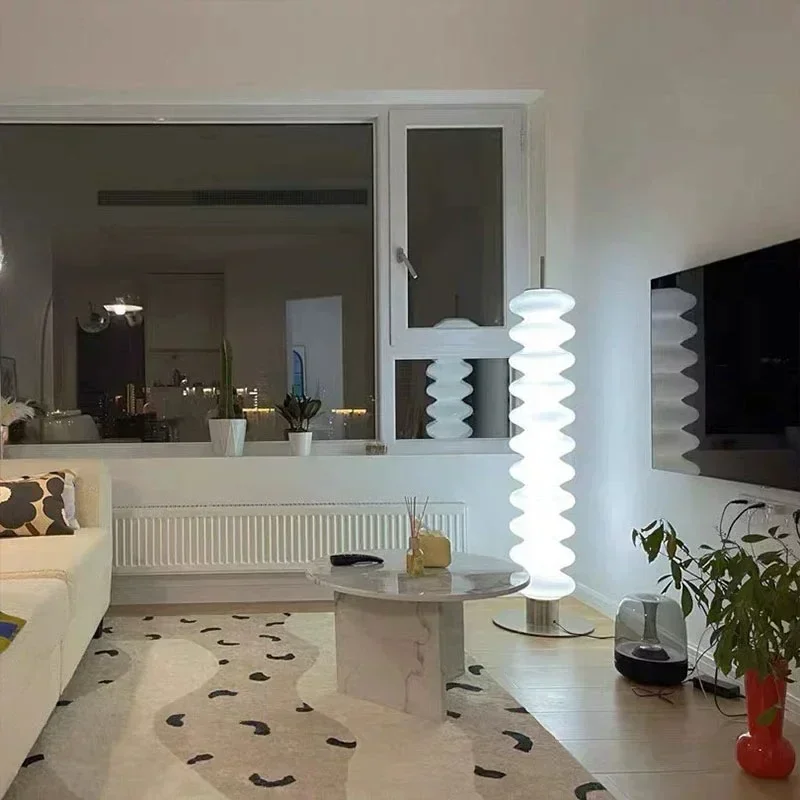 Living Room Bedroom Floor Lamp Nordic Creative Model Room Homestay Table Lamp Danish Gourd Lamp Designer Sofa Next