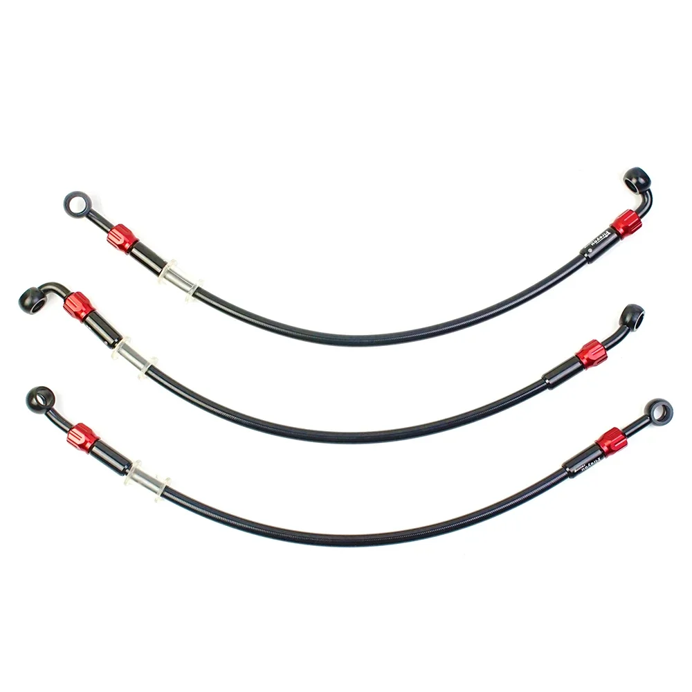 Universal M10 Motorcycle Steel Hydraulic Brake Clutch Line Hose Tube for Dirt Bike ATV Moped Scooter Cub Quad UTV Go Kart