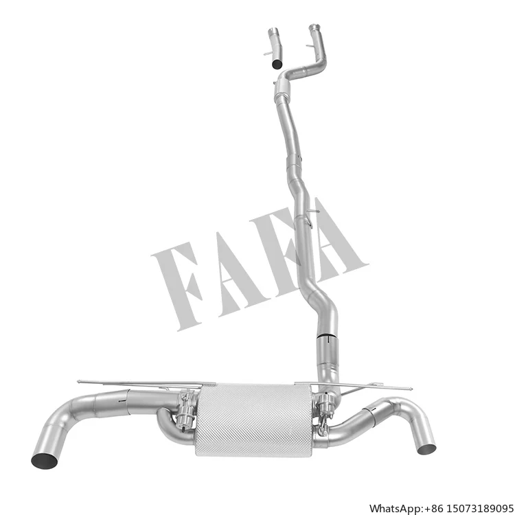 

For 5 Series G30 Stainless Steel Exhaust System Middle and Rear High Performance Catback Electric Valve Exhaust Pipe Muffler
