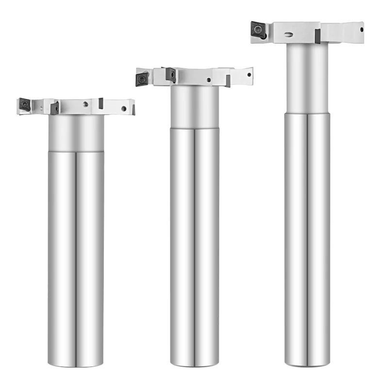 CNC T-الأخدود قاطعة المطحنة قضيب HTS سلسلة الشق ثلاث جوانب قاطعة المطحنة قضيب T على شكل قاطعة المطحنة عرقوب فتحة العرض 5 مللي متر #5