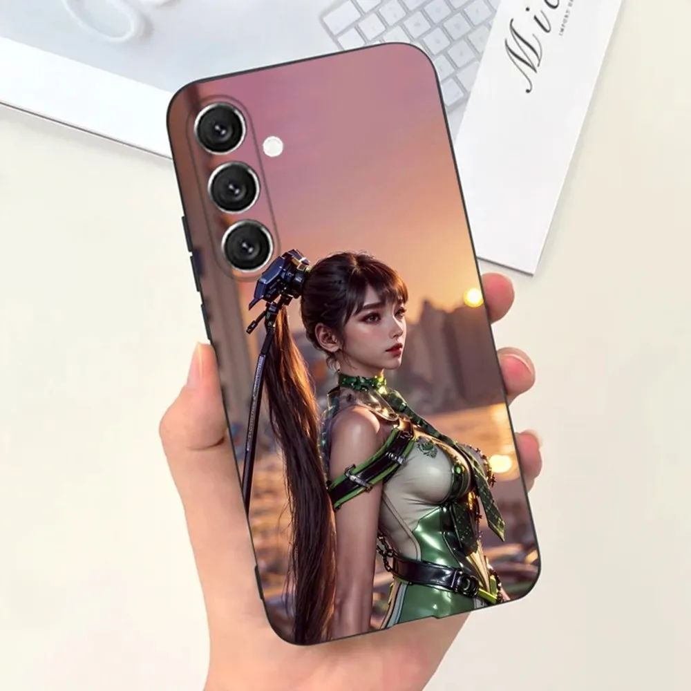 삼성 S25,S24,S21,S22,S23,S30,Ultra,S20,Plus,Fe,Lite,Note,10,9,5G 블랙 커버용 게임 스텔라 블레이드 전화 케이스