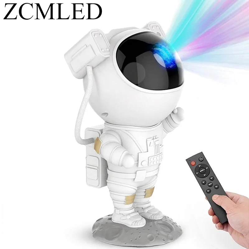 Star Astronaut Space Projector Galaxy Night Light Starry Nebula Ceiling LED Lamp with Timer and Remote Kids Room Decor Aesthetic