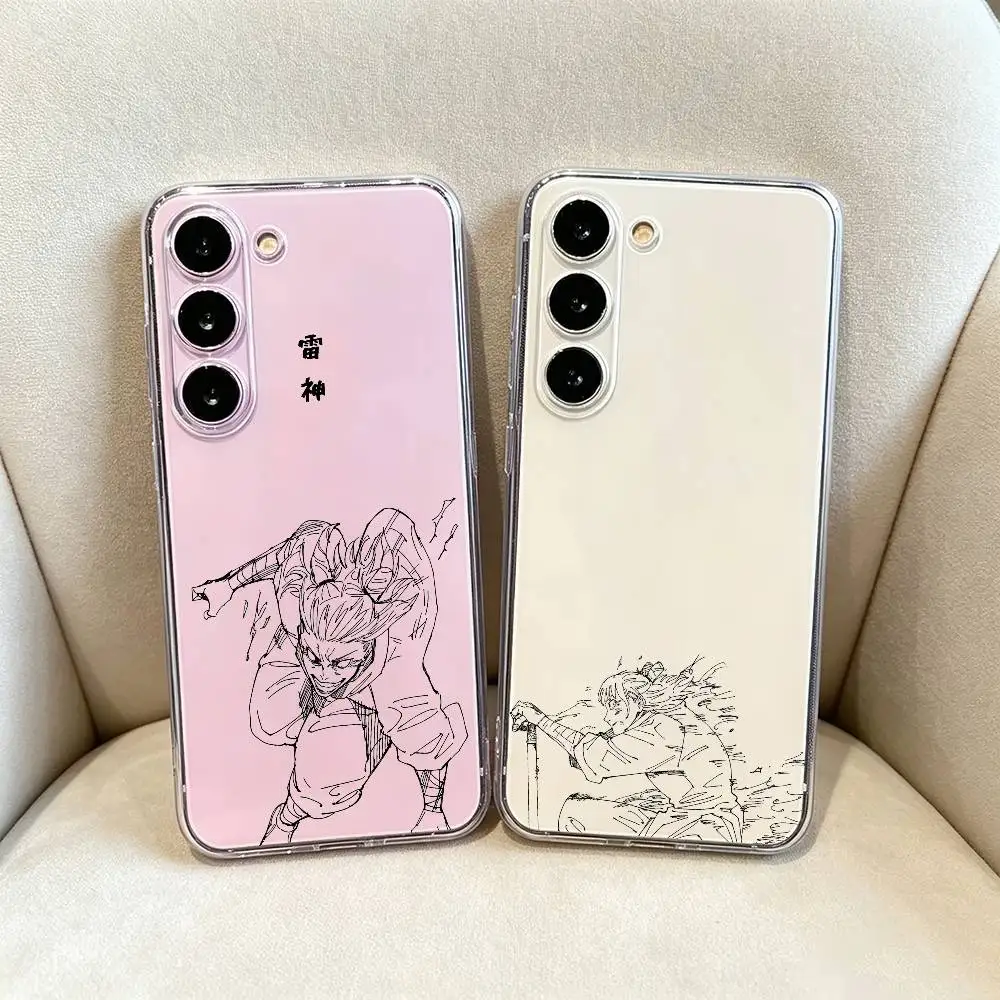 Hajime Kashimo Jujutsu Kaisen Manga Phone Case For Samsung Galaxy A71,A70,A51,A40,A30,A52 Transparent Cover