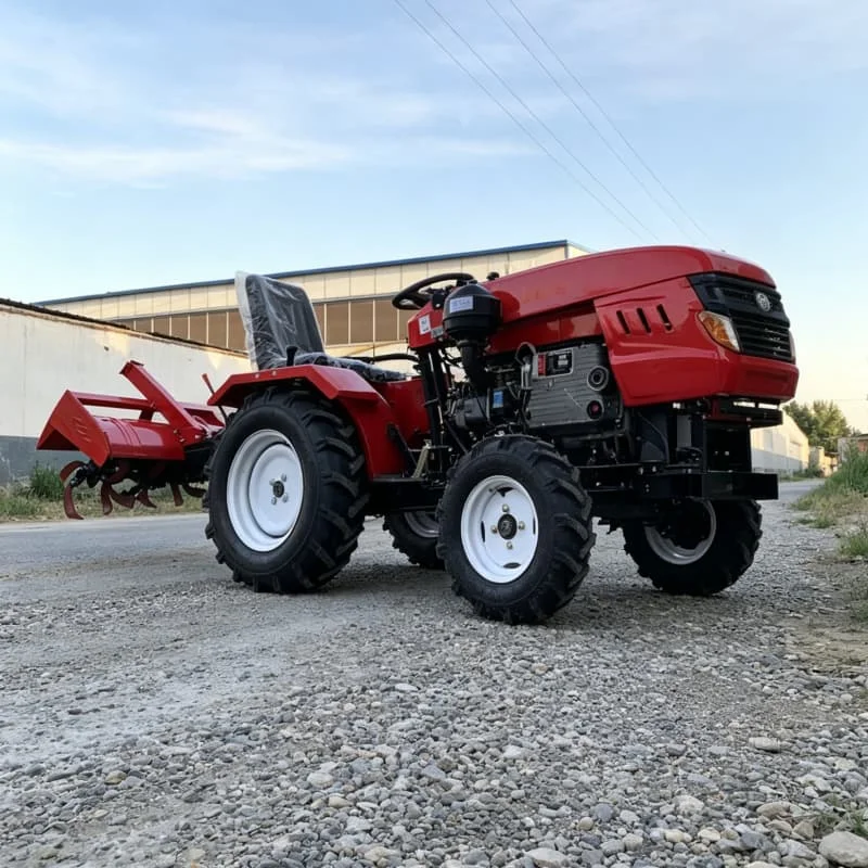 Customized Four-wheel ploughing machine, high-power wheeled rotary tiller, 4WD large best-selling farm plow
