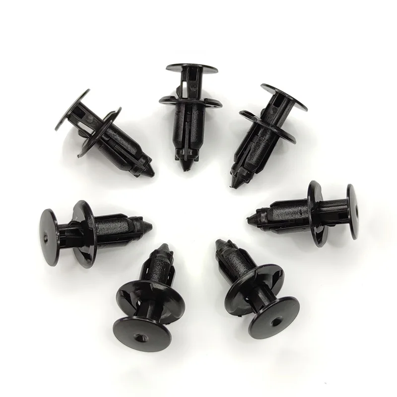 20X Nylon Fender Bumper Wheel Arches & Side Sill Rocker Moulding Push-Type Retainer Clips Fastener For Lexus Toyota 75867-30120