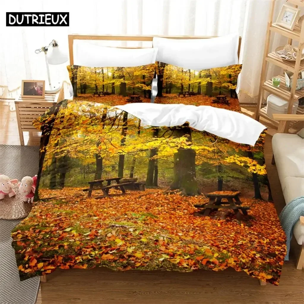 

New 3D Print Beautiful Scenery Comfortable Duvet Quilt Cover Pillowcase Bedding Set Children Bedroom Decoration Home Textile