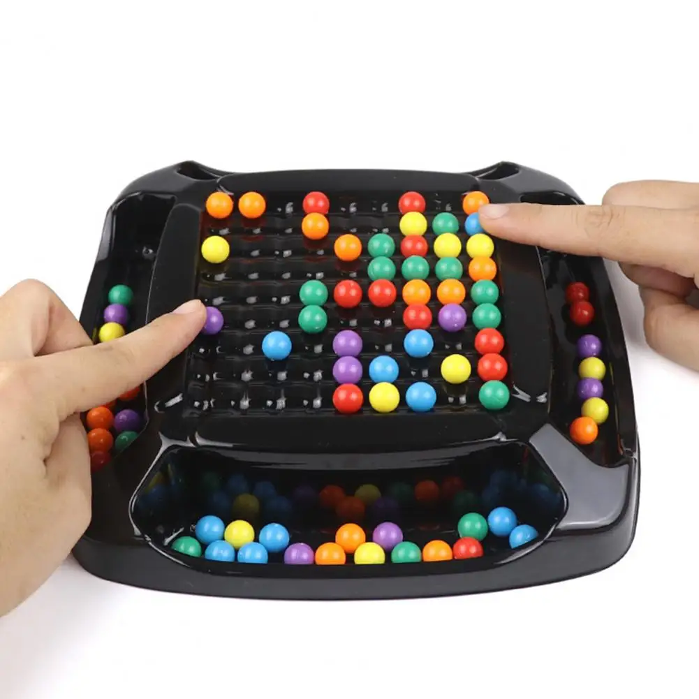 Ball Elimination Board Game Kids Ball Board Game Colorful Beads Educational Board Game for Focus Logic Training for Kids