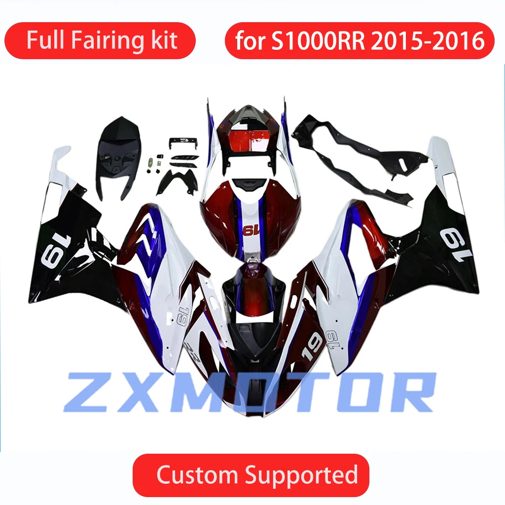 For BMW S1000RR 2015 2016 ABS Plastic Fairing Kit S 1000RR 15 16 Motorcycle Complete Bodywork Covers Fairings