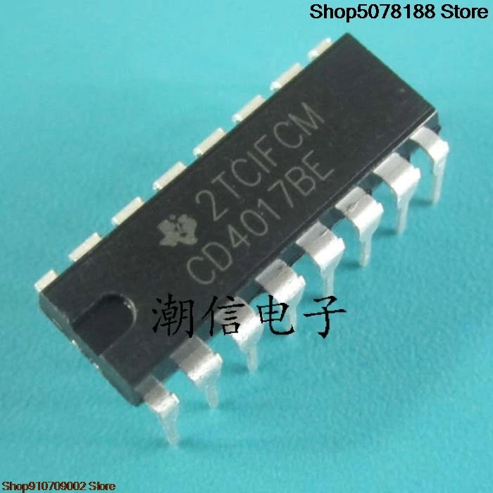 10 peças CD4017BE DIP-16