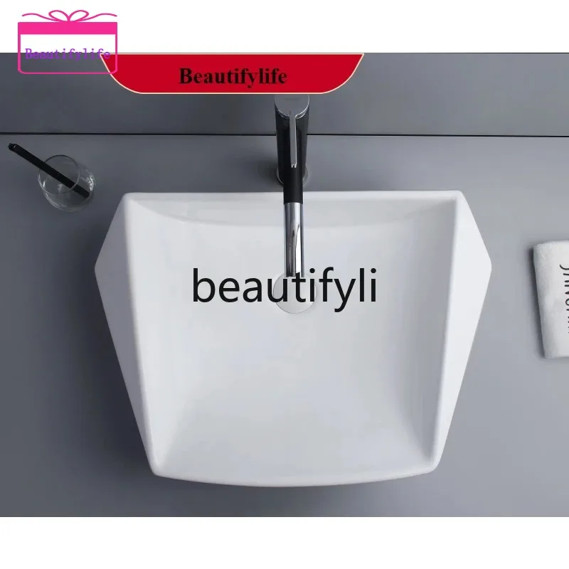 

YL f156 Jianou fashion ceramic table crystal diamond washing basin bathroom washbasin washbasin basin personality