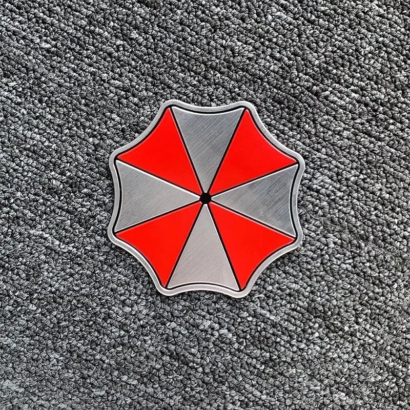 Resident Evil Umbrella Metal Label Motorcycle Car Fuel Tank Cover Body Scratch Sticker Waterproof Decorative Decal