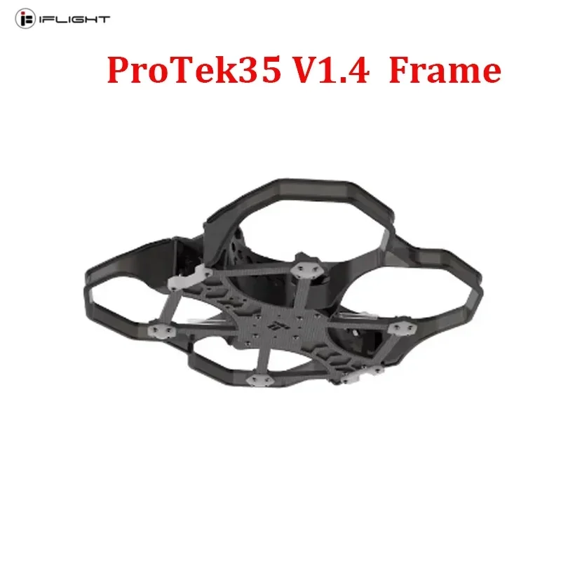 

iFlight ProTek35 V1.4 3,5-дюймовая рама CineWhoop, колесная база 151 мм с рычагом 3,5 мм для деталей FPV