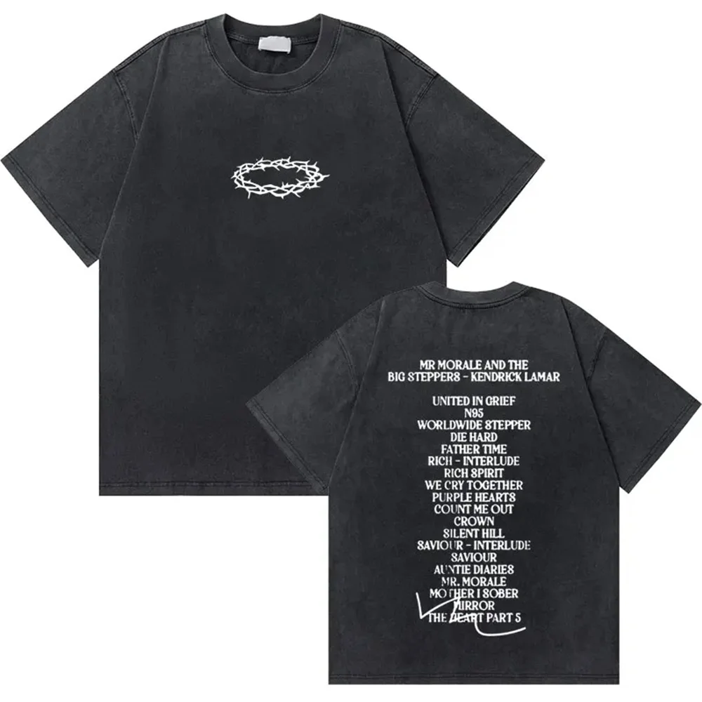 Kendrick Lammar Cotton High Quality Tshirt Japanese Streetwear Summer Men T Shirt Anime Japanese 2000s Man Clothes