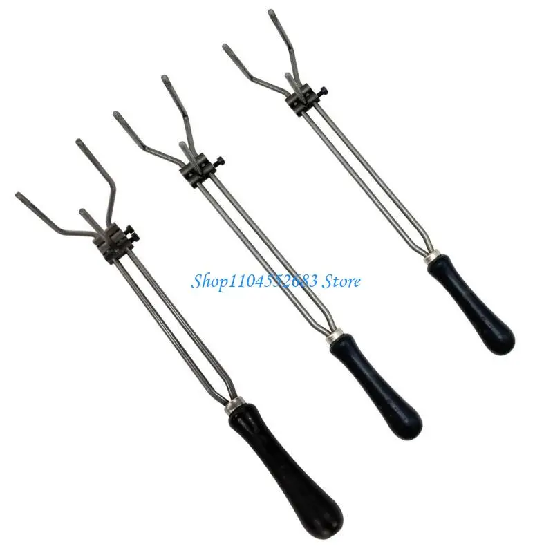 Y6GD Crucible Tongs Gold Melting Holder Clamp Jewelry Jewellers Making Tool for Non-Ferrous Metal Gold Silver Copper