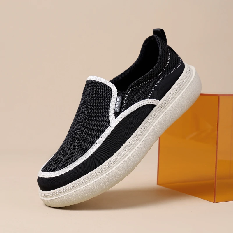 

Men's versatile set foot casual shoes new summer low cut breathable lazy shoes 250408