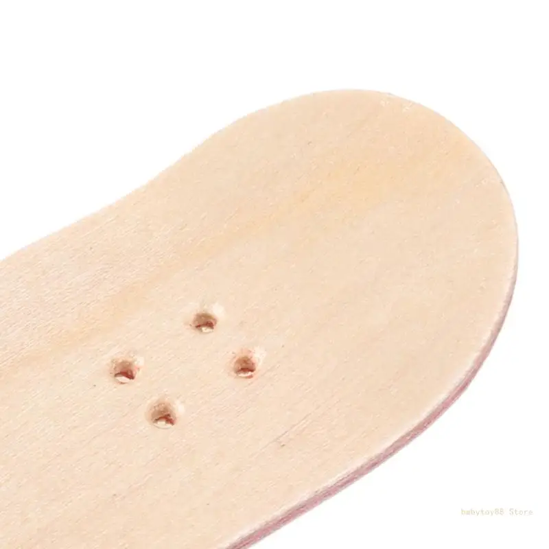 Y4UD Tappetino in legno d'acero per mini skateboard Giocattolo per Accessorio per fai da te