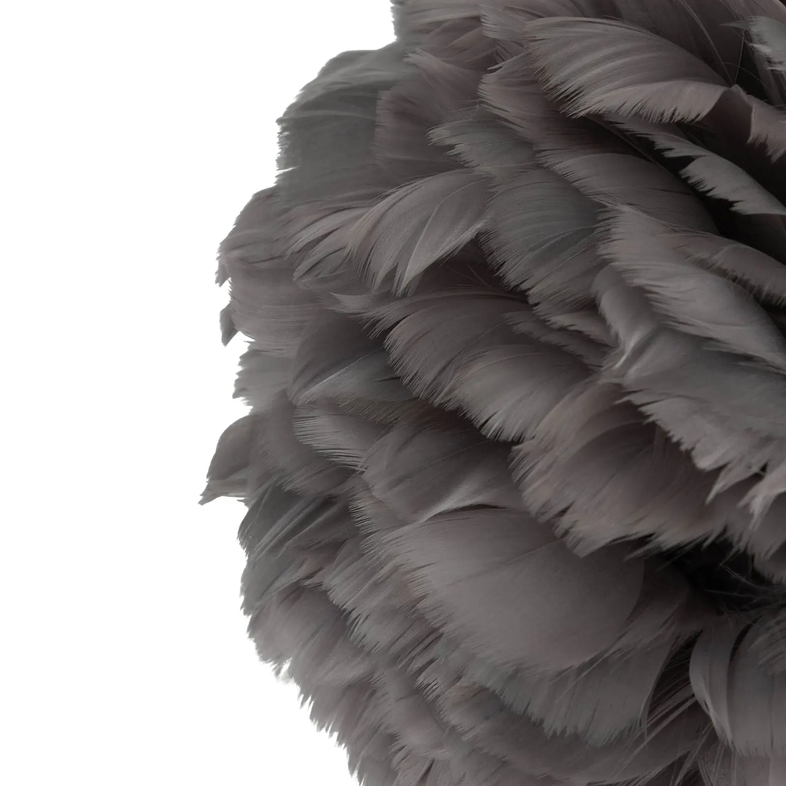 رمادي ريشة الجدول مصباح غرفة نوم السرير ريشة مصباح ترايبود مصباح مع سوان عاكس الضوء داخلي غرفة المعيشة الديكور